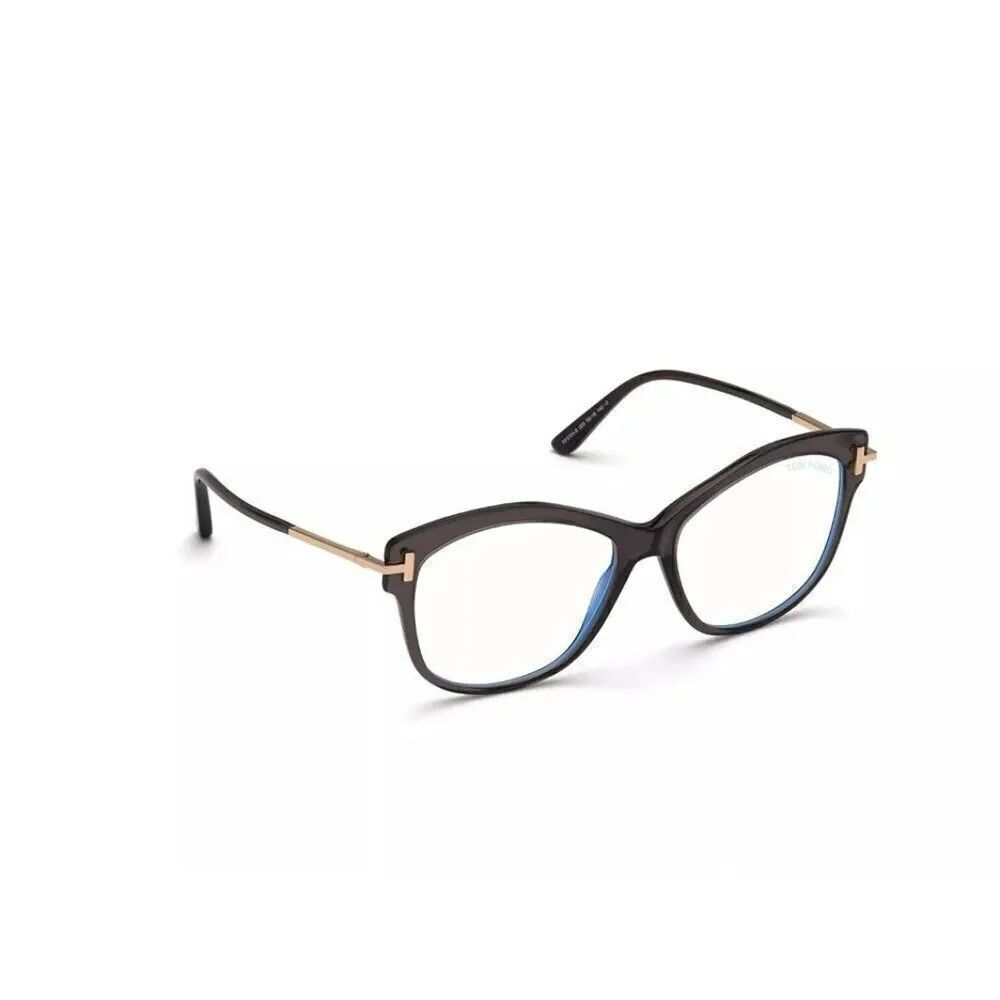 New Authentic Tom Ford FT5705-B-020-56 Round Eyeglasses